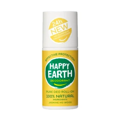 Abbildung von Happy Earth 100% Natural Deodorant Roll on Jasmine Ho Wood 75 ml