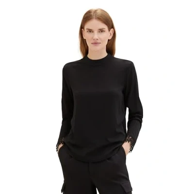 Abbildung von TOM Tailor Bluse, Damen, Größe: 38, Deep black