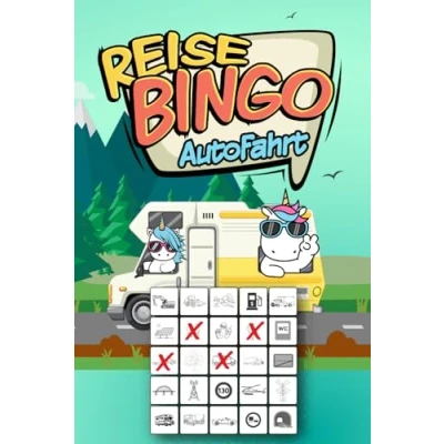 Abbildung von Reise Bingo für Autofahrten (Autobahn &amp; Landstraße): Beschäftigung Kinder gegen Langeweile Urlaub, Reisen Ausflüge Auto ab 5 Jahren