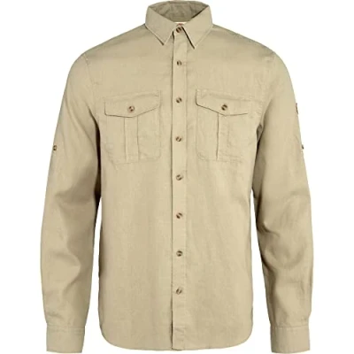 Abbildung von Fjallraven 87208 195 Övik Travel Shirt LS M Herren Sand Stone Größe L