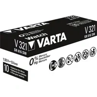 Abbildung von Varta Schaltfläche zelle batterie v321 sr65 4008496245857