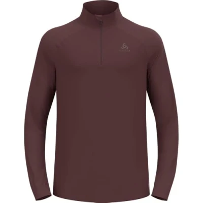 Abbildung von Odlo Laufshirt Herren Langarm Essential Ceramiwarm I Sport Shirt Männer Oberteil Midlayer Fitness