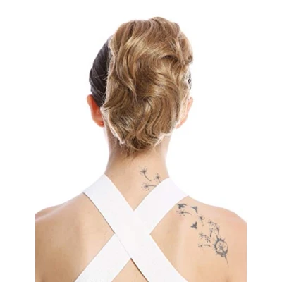 Abbildung von WIG ME UP 1028 V 15 Haarteil Zopf Pferdeschwanz kurz voluminös wellig Blond Honigblond 20 cm