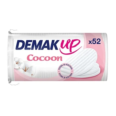 Abbildung von Demak&#039;up Cocoon Wattepads Set, zum Abschminken, 4er Set