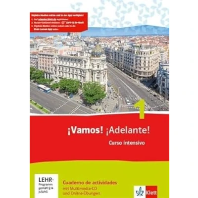 Abbildung von ¡Vamos! ¡Adelante! Curso intensivo 1: Cuaderno de actividades mit Mediensammlung und Online Übungen 1. Lernjahr: Spanisch als 3. Fremdsprache (¡Vamos! ... intensivo. Ausgabe ab 2016)