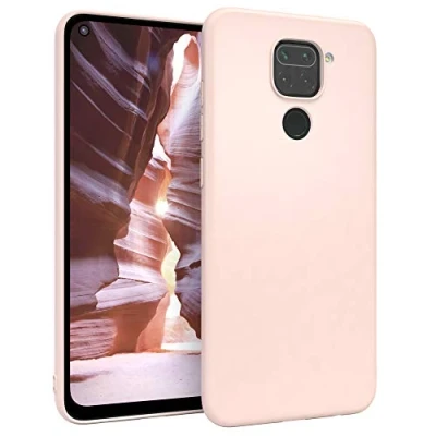 Abbildung von EAZY CASE Handyhülle Silikon mit Kameraschutz kompatibel Xiaomi Redmi Note 9 / 10X 4G in Hellrosa, Rosa, Ultra dünn, Slimcover, Silikonhülle, Hülle, Softcase, Backcover