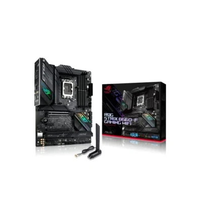 Abbildung von ASUS ROG STRIX B660 F GAMING WiFi Mainboard Sockel Intel LGA 1700 (Intel B660, ATX, DDR5 Speicher, PCIe 5.0, 6, 3x M.2, Aura Sync)