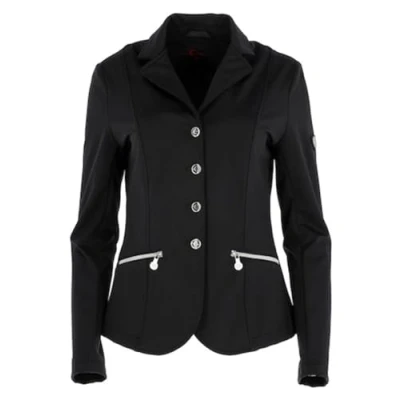 Abbildung von Covalliero Turnierjacket Samantha Damen Schwarz/Grau 40