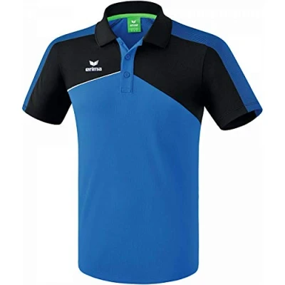 Abbildung von ERIMA Herren Poloshirt Premium One 2.0 Poloshirt, weiß/curacao/schwarz, S, 1111804