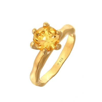Abbildung von Elli Classic Vintage Style Ring goldcoloured, Damen, Größe: 54, Gold coloured