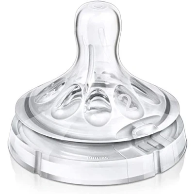 Abbildung von Philips Avent SCF652/27 Naturnah 2 Loch Sauger, langsamer Nahrungsfluss