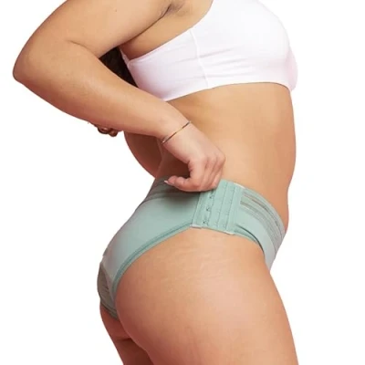 Abbildung von Panties «SIREN» Lila/Türkis, Größe L, Menstruations Slips (2 Stück) 2 St
