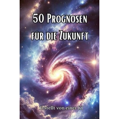 Abbildung von 50 Prognosen für die Zukunft: Erstellt von einer KI Fragen zu Technologie, Forschung, Ressourcen und sozialen Themen beantwortet (Philosophieren Nachdenken)