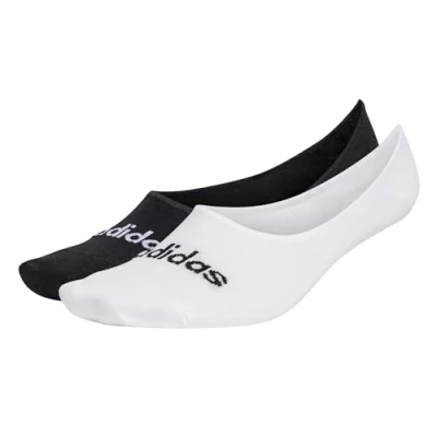 Abbildung von adidas Unisex Kinder Thin Linear Ballerina Socks 2 Pairs, White/Black, 5 6 Years