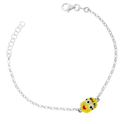 Abbildung von Orphelia Kinder Armband 925 Silber rhodiniert 17 cm ZA 7135/2