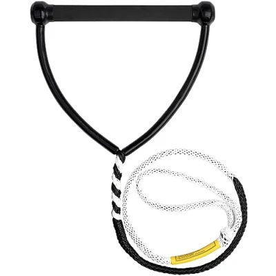 Abbildung von Wasserski Hantel Pro Slalom Monoski Gummi Griff schwarz