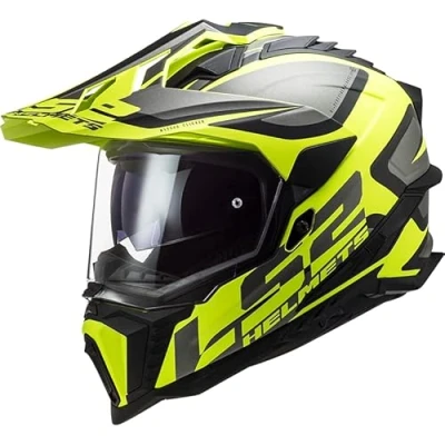 Abbildung von LS2, Motocross Helm Explorer Alter Matt Black H V Yellow, XL