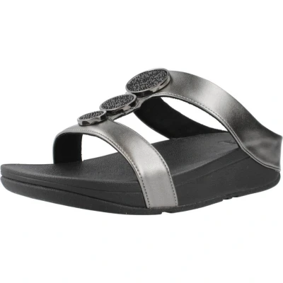 Abbildung von Fitflop Halo Bead Circle Silberne Sandalen