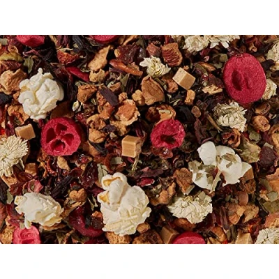 Abbildung von teemando® 1 kg Früchteteemischung Mädelsabend Popcorn Cranberry Note aromatisiert