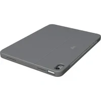 Abbildung von Logitech Combo Touch Apple iPad Air 11&quot; (2024) Toetsenbord Hoes QWERTZ Grijs