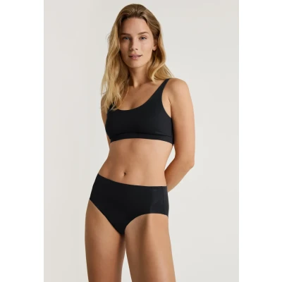 Abbildung von Calida Seamlessmidi Compostable Slip, Damen, Größe: Small, Black