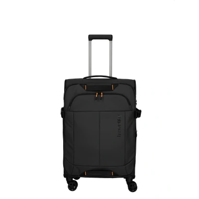 Abbildung von Travelite Briize Trolley M Schwarz Koffer mit 4 Rollen Weichgepäck