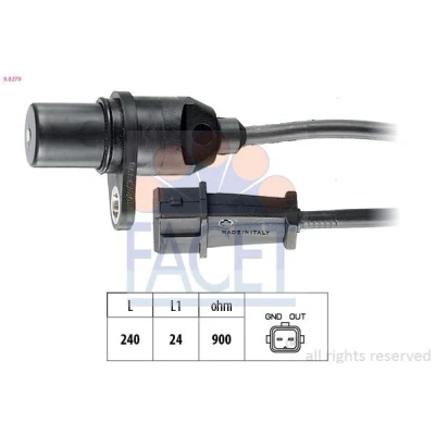 Abbildung von FACET 9.0279 Impulsgeber Made in Italy OE Equivalent HYUNDAI: Getz, ACCENT 3, KIA: Cerato Limousine, RIO 2, 2 Stufenheck
