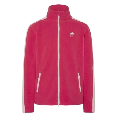 Abbildung von Polo Sylt IM TWO TONE LOOK Fleecejacke für Kinder, Größe: 146/152, Raspberry
