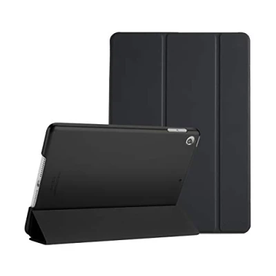 Abbildung von ProCase Hülle für iPad Mini 5 Ultra Dünn Smart, Leichte Stand Schutzhülle Shell mit Translucent Frosted Rückhülle 7.9&quot; Apple (2019) Schwarz