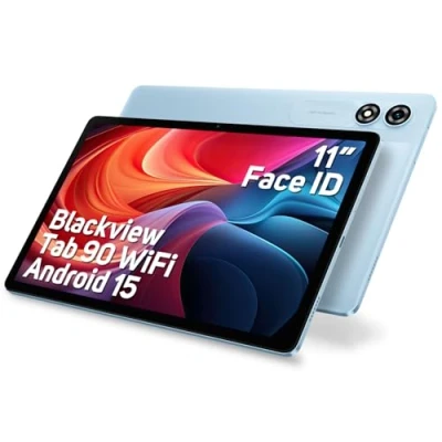 Abbildung von Blackview Tab90 WiFi Android 14 Tablet 11 Zoll,12GB RAM 128GB Speicherplatz(2TB TF),Großes Display Widevide L1,Octa core T606, 8200mAh Akku,5G WiFi,Dual Kamera 13MP+8MP,GMS,BT 5.0