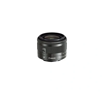 Abbildung von Canon EF M 15 45mm f/3.5 6.3 is STM Objektiv (Zertifiziert generalüberholt), Basis, schwarz