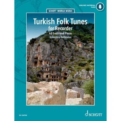 Abbildung von Turkish Folk Tunes for Recorder: 60 Traditional Pieces. Blockflöte (Nay). (Schott World Music)
