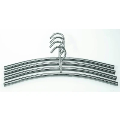 Abbildung von Zeller Kleiderbügel, 4 er Set, Edelstahl / 43.5 x 15