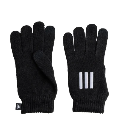 Abbildung von adidas Performance Essentials 3STRIPES Fingerhandschuh Black white, Größe: Medium, white