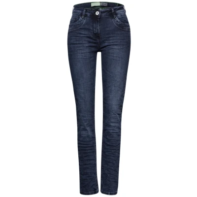 Abbildung von Cecil IM Slim FIT Jeans Fit, Damen, Größe: 27x32, Blau