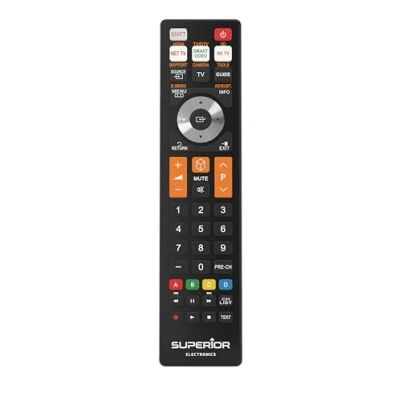 Abbildung von Superior Electronics Universal Samsung Ersatzfernbedienung einsatzbereit SUPTRB008, Black