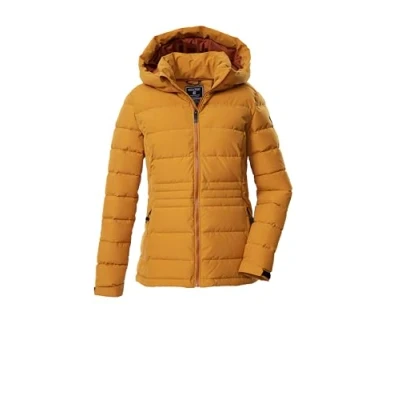 Abbildung von killtec Damen Steppjacke/Jacke in Daunenoptik mit Kapuze KOW 10 WMN QLTD JCKT, inka gold, 36, 43302 000