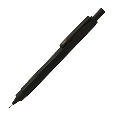Abbildung von Rhodia 9399C Drehbleistift (0,5 mm scRip, ideal für Ihre Notizen und technische Zeichnungen, praktisch elegant) 1 Stück, schwarz