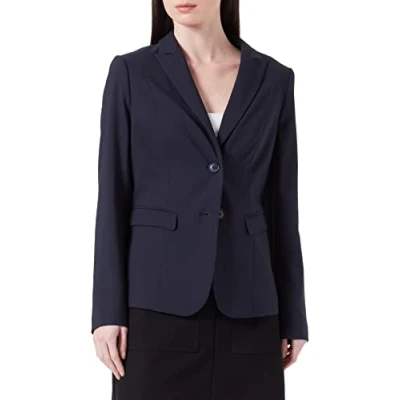 Abbildung von Betty Barclay À Manches Longues Blazer, Damen, Größe: 40, Dunkelblau