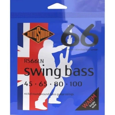 Abbildung von Rotosound Nickelsaiten für Bässe Runddraht Custom 45 65 80 100