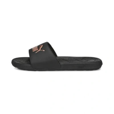 Abbildung von PUMA Damen Cool Cat 2.0 WNS Slide Sandal, Black Rose Gold, 35.5 EU