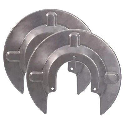 Abbildung von ATEC Germany 2x Ankerblech hinten links &amp; rechts Spritzbelch Deckblech für Bremsscheibe Kompatibel mit VW TRANSPORTER T4