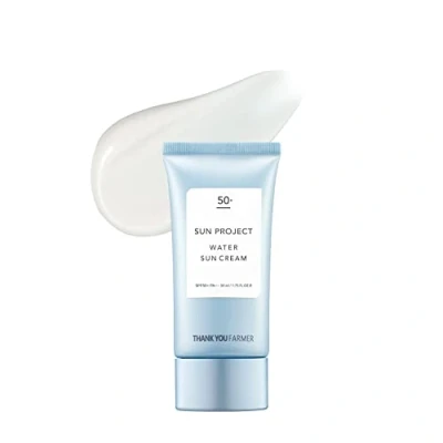 Abbildung von THANKYOU FARMER Sun Project Water Cream 50ml Travel Size Sunscreen, Face Sunscreen for Sensitive Skin, Korean