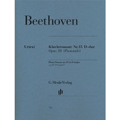 Abbildung von Klaviersonate Nr. 15 D dur op. 28 (Pastorale): Instrumentation: Piano solo (G. Henle Urtext Ausgabe)