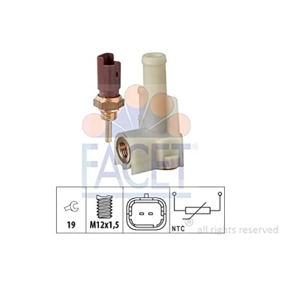Abbildung von FACET 7.3326K Sensor, Kühlmitteltemperatur Made in Italy OE Equivalent