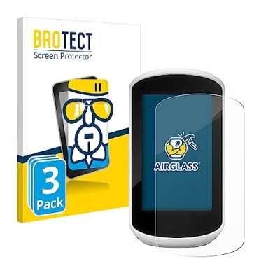 Abbildung von BROTECT Schutzglas für Garmin Edge Explore 2018 (3 Stück) Schutzfolie Panzer Folie Glas [Extrem Kratzfest 9H, Anti Fingerprint, Ultra Transparent]