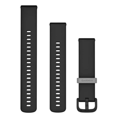 Abbildung von Garmin Schnellwechsel Armband 20mm, passend für Venu, Venu 2Plus, SQ/ SQ2, vivoactive 3/ 5, vivomove Serie, Forerunner 55/ 245/ 645, Approach S40/ S42/ S12, D2 Air