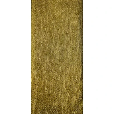 Abbildung von Clairefontaine 95275C Rolle Metallkrepppapier (250 x 50 cm, 72 g, ideal für Deko, mit Glanzeffekt) 1 gold