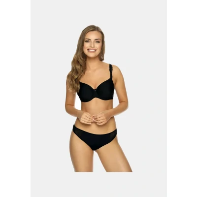 Abbildung von Viania Dessous BÜGELBH Sally 144457 MIT Spacercups Gemoldet Farbe Schwarz Tshirt BH, Damen, Größe: 100E,