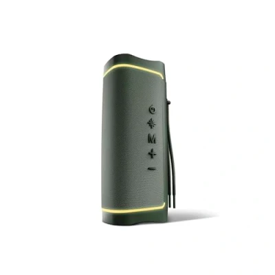 Abbildung von Energy Sistem Yume Eco Bluetooth Lautsprecher (100% recycelter Kunststoff, 15 W, IPX6, TWS, MP3, Micro SD), Grün